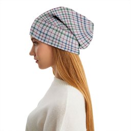 ScotsTee Shop Scottish MacLeod, Wedding (Personal) (MacDougal Arisaid) Modern Tartan Plaid Knit Beanie