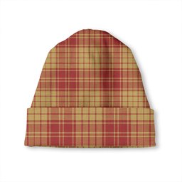 ScotsTee Shop Scottish MacMillan Dress Weathered Tartan Plaid Knit Beanie