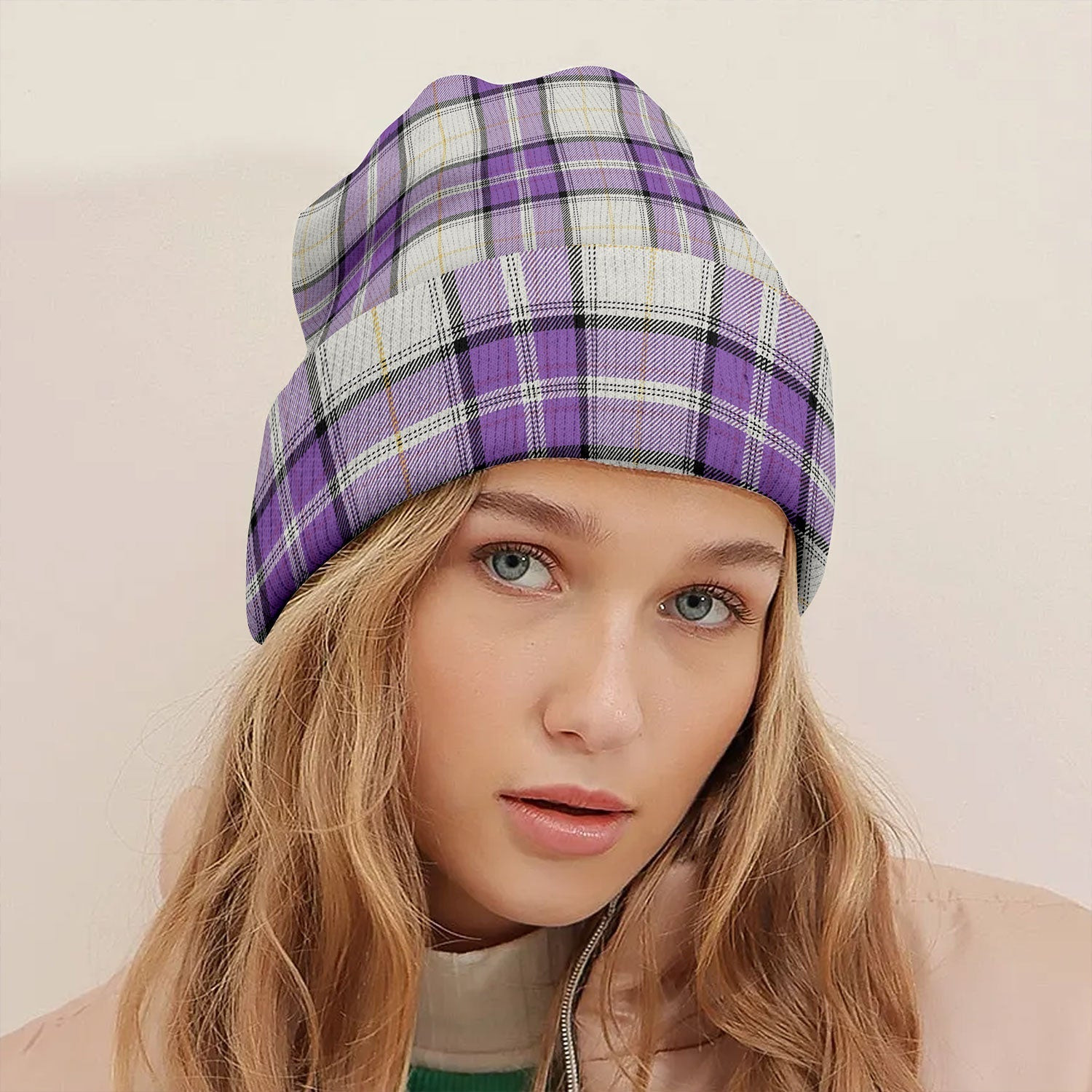 ScotsTee Shop Scottish Payne Dress Ancient Tartan Plaid Knit Beanie