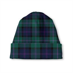 ScotsTee Shop Scottish MacThomas (Thompson Thomson) Modern Tartan Plaid Knit Beanie