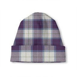 ScotsTee Shop Scottish Wallace Dress Blue (Wallas Dress Blue) Weathered Tartan Plaid Knit Beanie