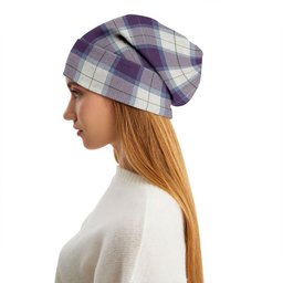 ScotsTee Shop Scottish Wallace Dress Blue (Wallas Dress Blue) Weathered Tartan Plaid Knit Beanie
