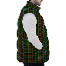 Tartan Puffer Vest Winter White Duck Down Vest Sleeveless