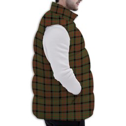 Tartan Puffer Vest Winter White Duck Down Vest Sleeveless