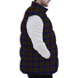Tartan Puffer Vest Winter White Duck Down Vest Sleeveless