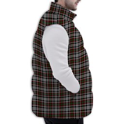 Tartan Puffer Vest Winter White Duck Down Vest Sleeveless