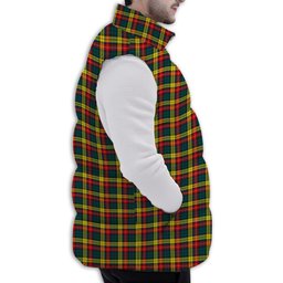 Tartan Puffer Vest Winter White Duck Down Vest Sleeveless