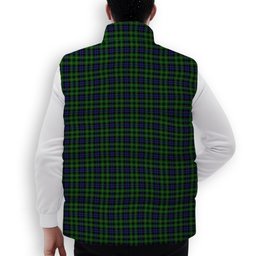 ScotsTee Shop Scottish Campbell of Breadalbane Crest Tartan Puffer Vest Winter White Duck Down Vest Sleeveless