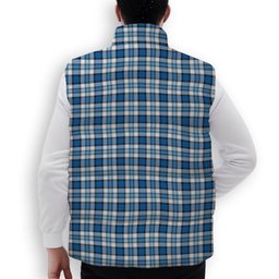 ScotsTee Shop Scottish Craig Paisley Ancient Crest Tartan Puffer Vest Winter White Duck Down Vest Sleeveless