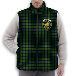 ScotsTee Shop Scottish Campbell of Breadalbane Modern Crest Tartan Puffer Vest Winter White Duck Down Vest Sleeveless