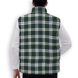 ScotsTee Shop Scottish Campbell of Cawdor Dress Ancient Crest Tartan Puffer Vest Winter White Duck Down Vest Sleeveless