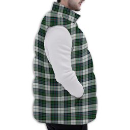Tartan Puffer Vest Winter White Duck Down Vest Sleeveless