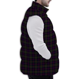 Tartan Puffer Vest Winter White Duck Down Vest Sleeveless