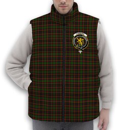 ScotsTee Shop Scottish Cumming Hunting Crest Tartan Puffer Vest Winter White Duck Down Vest Sleeveless