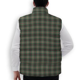 ScotsTee Shop Scottish Craig Ancient Crest Tartan Puffer Vest Winter White Duck Down Vest Sleeveless