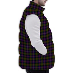 Tartan Puffer Vest Winter White Duck Down Vest Sleeveless