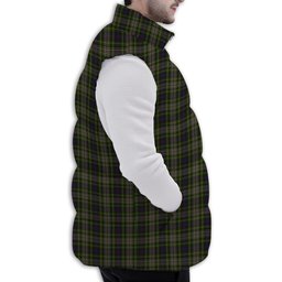 Tartan Puffer Vest Winter White Duck Down Vest Sleeveless