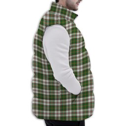 Tartan Puffer Vest Winter White Duck Down Vest Sleeveless