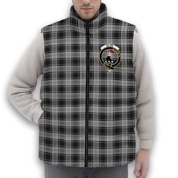ScotsTee Shop Scottish Glen Crest Tartan Puffer Vest Winter White Duck Down Vest Sleeveless