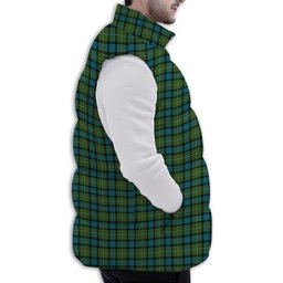 Tartan Puffer Vest Winter White Duck Down Vest Sleeveless