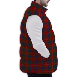Tartan Puffer Vest Winter White Duck Down Vest Sleeveless