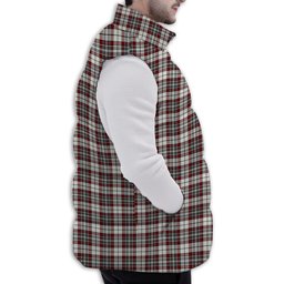 Tartan Puffer Vest Winter White Duck Down Vest Sleeveless