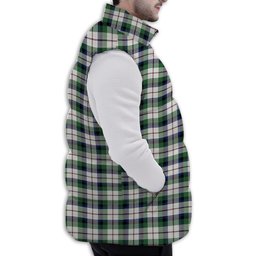 Tartan Puffer Vest Winter White Duck Down Vest Sleeveless
