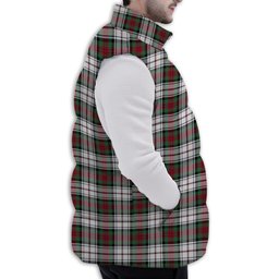 Tartan Puffer Vest Winter White Duck Down Vest Sleeveless