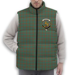 ScotsTee Shop Scottish MacIntosh Hunting Ancient Crest Tartan Puffer Vest Winter White Duck Down Vest Sleeveless