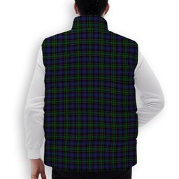 ScotsTee Shop Scottish Mowat Clans Originaux Crest Tartan Puffer Vest Winter White Duck Down Vest Sleeveless