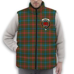 ScotsTee Shop Scottish Wilson Janet Ancient Clan Crest Tartan Puffer Vest Winter White Duck Down Vest Sleeveless