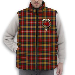 ScotsTee Shop Scottish Young Presidents Organisation Dress Crest Tartan Puffer Vest Winter White Duck Down Vest Sleeveless