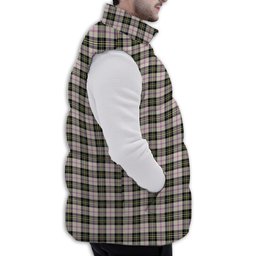 Tartan Puffer Vest Winter White Duck Down Vest Sleeveless