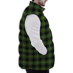 Tartan Puffer Vest Winter White Duck Down Vest Sleeveless