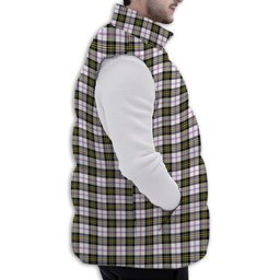 Tartan Puffer Vest Winter White Duck Down Vest Sleeveless