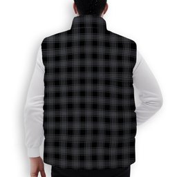 ScotsTee Shop Scottish Stewart Mourning Originaux Modern Clan Crest Tartan Puffer Vest Winter White Duck Down Vest Sleeveless