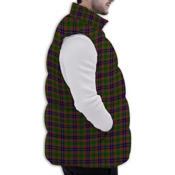 Tartan Puffer Vest Winter White Duck Down Vest Sleeveless