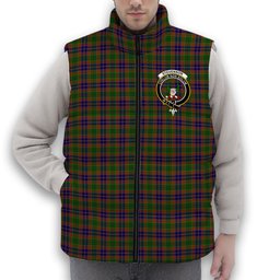 ScotsTee Shop Scottish Stevenson Personal Crest Tartan Puffer Vest Winter White Duck Down Vest Sleeveless