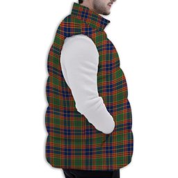 Tartan Puffer Vest Winter White Duck Down Vest Sleeveless