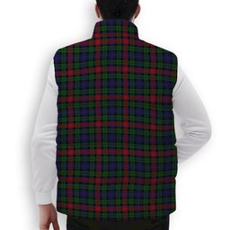 ScotsTee Shop Scottish Young Presidents Organisation Crest Tartan Puffer Vest Winter White Duck Down Vest Sleeveless