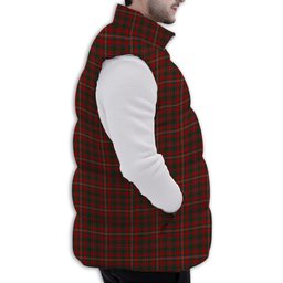 Tartan Puffer Vest Winter White Duck Down Vest Sleeveless