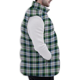 Tartan Puffer Vest Winter White Duck Down Vest Sleeveless