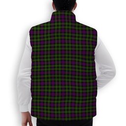 ScotsTee Shop Scottish Wilsons 064 Crest Tartan Puffer Vest Winter White Duck Down Vest Sleeveless