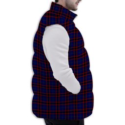 Tartan Puffer Vest Winter White Duck Down Vest Sleeveless