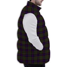 Tartan Puffer Vest Winter White Duck Down Vest Sleeveless