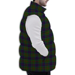 Tartan Puffer Vest Winter White Duck Down Vest Sleeveless