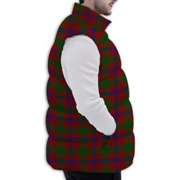 Tartan Puffer Vest Winter White Duck Down Vest Sleeveless
