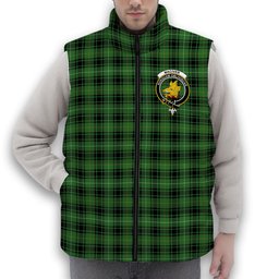 ScotsTee Shop Scottish MacIver Hunting Ancient Crest Tartan Puffer Vest Winter White Duck Down Vest Sleeveless