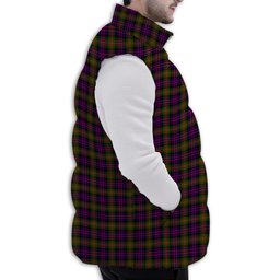 Tartan Puffer Vest Winter White Duck Down Vest Sleeveless