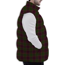 Tartan Puffer Vest Winter White Duck Down Vest Sleeveless